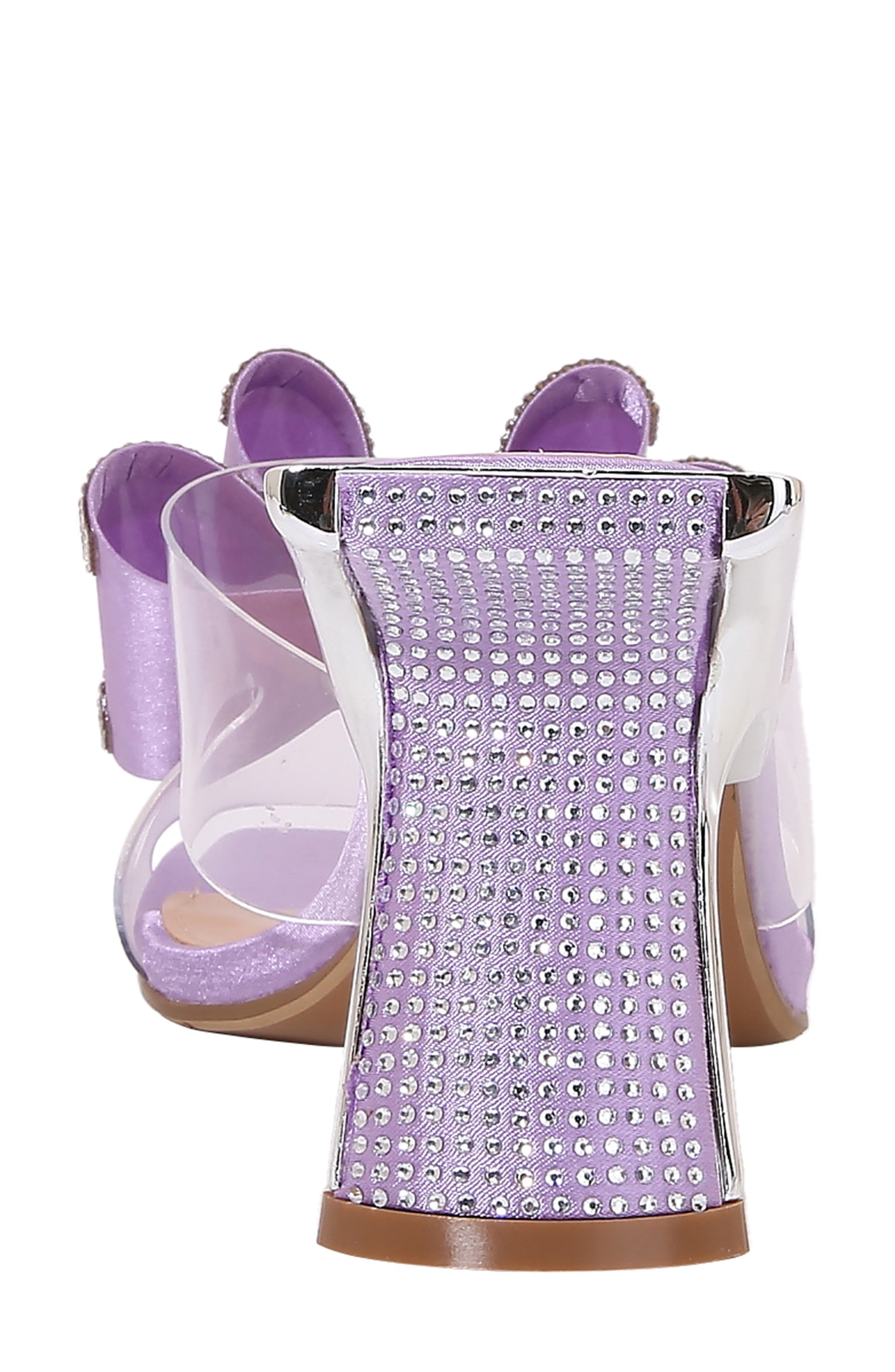 Fantasy Rhinestone Slide Sandal, Alternate, color, LAVENDER