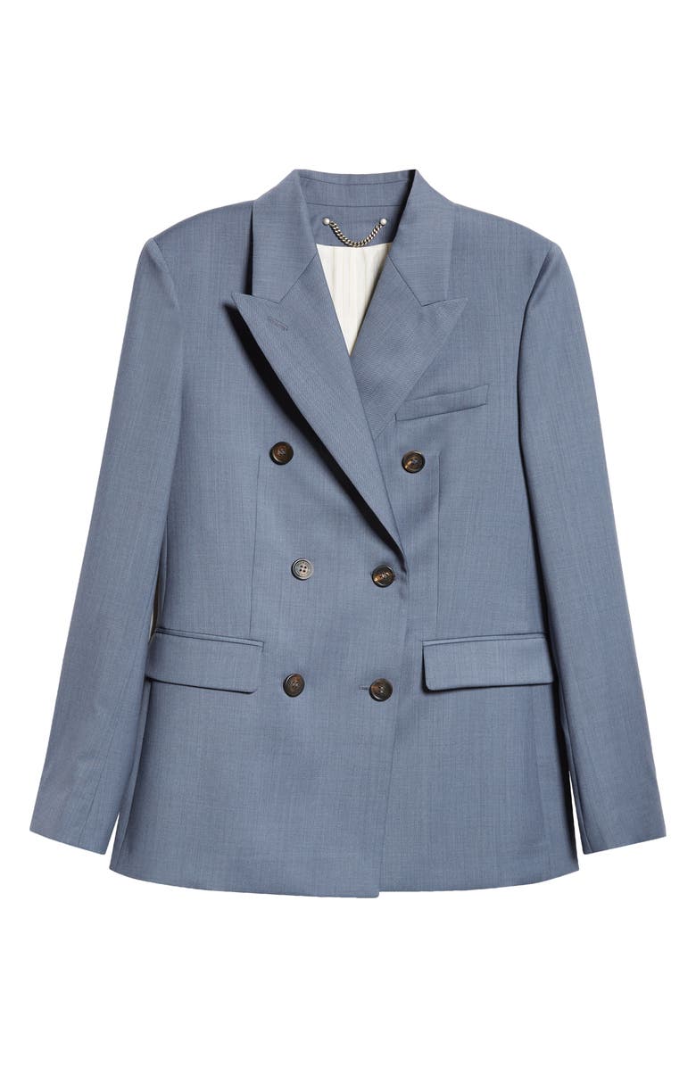 Golden Goose Journey Double Breasted Virgin Wool Blazer, Alternate, color, 