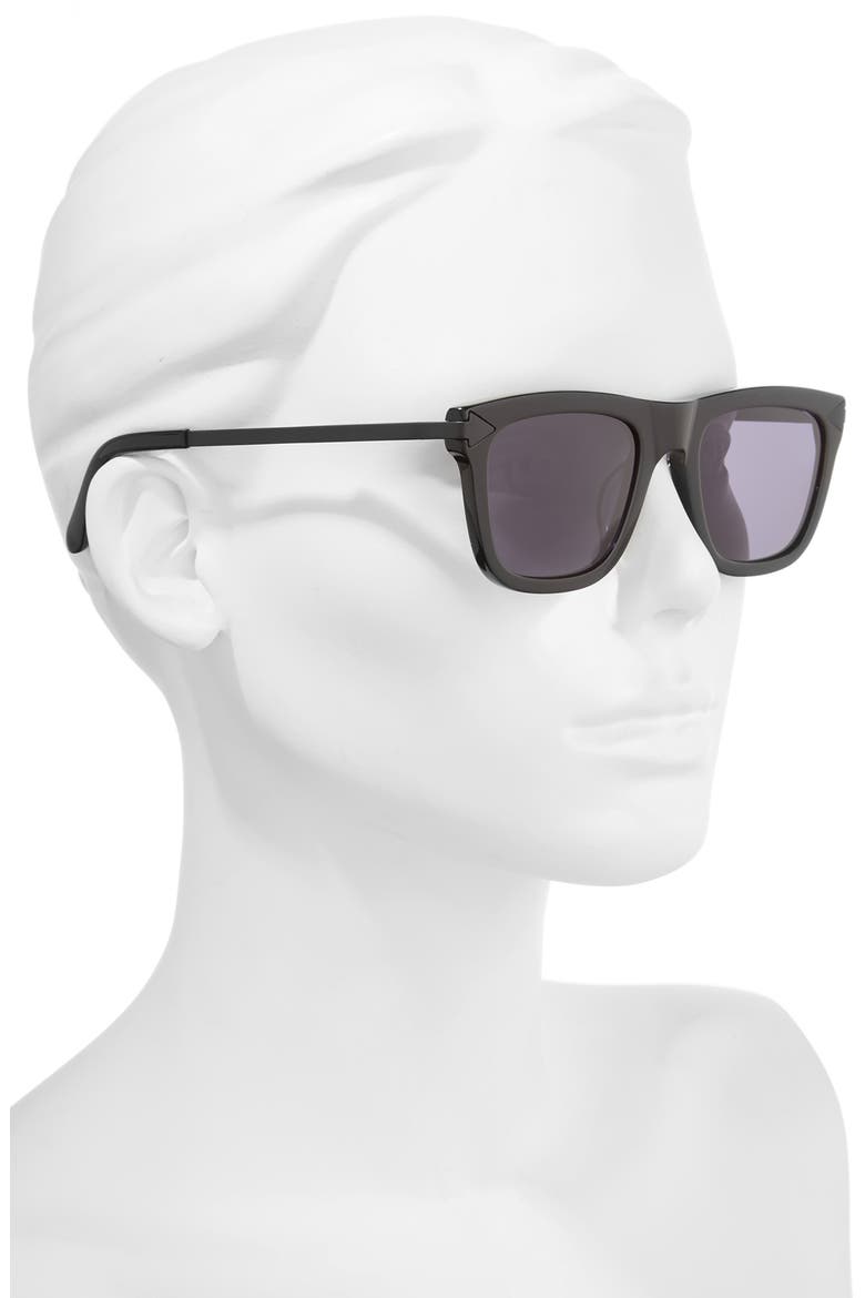 x Monumental Voltaire 51mm Polarized Sunglasses, Alternate, color, BLACK