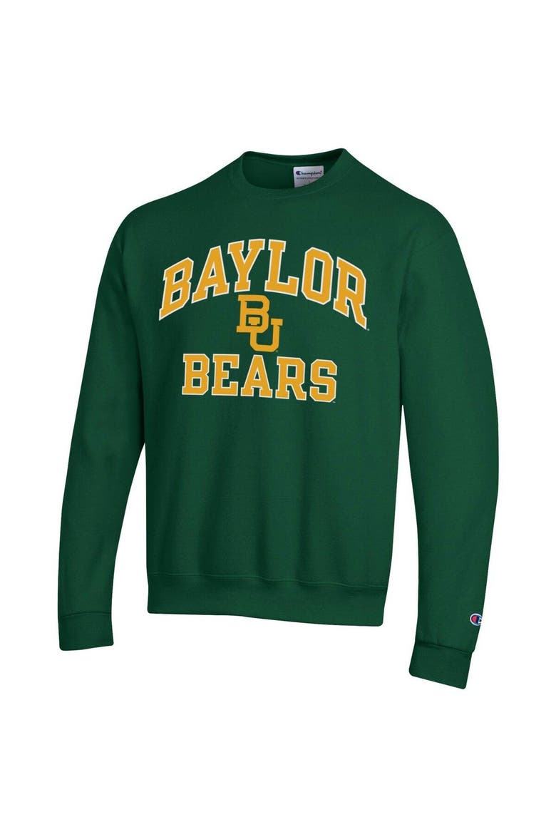 Men's Champion Green Baylor Bears High Motor Pullover Sweatshirt, Alternate, color, Green