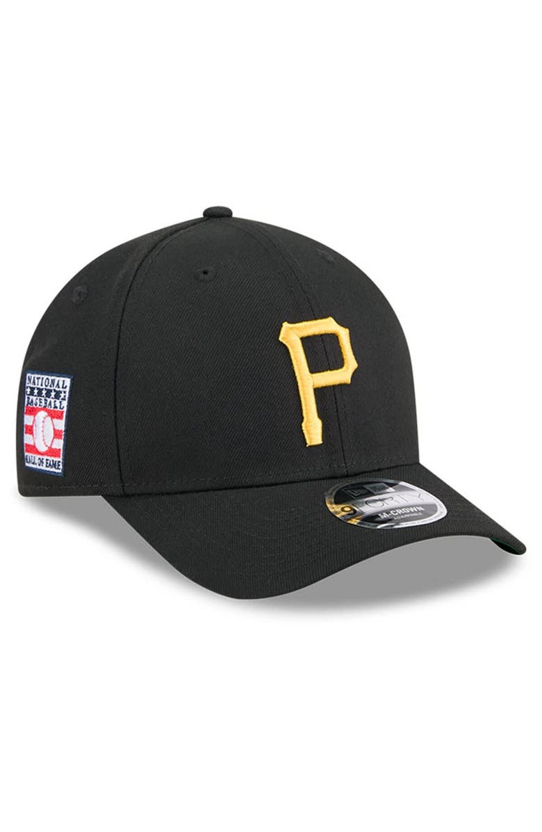 New Era Men's New Era Black Pittsburgh Pirates Baseball Hall of Fame 9FORTY M-Crown Adjustable Hat, Main, color, Black