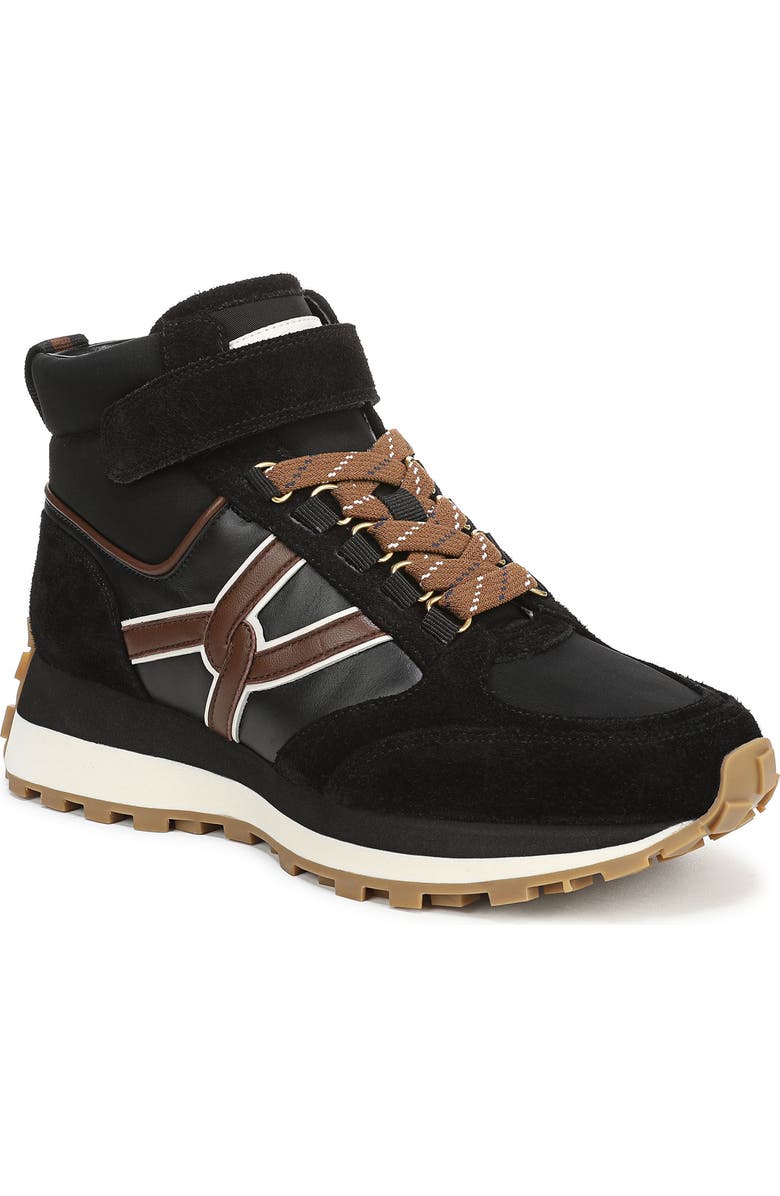 Veronica Beard Valentina Hi Sneaker, Main, color, Black