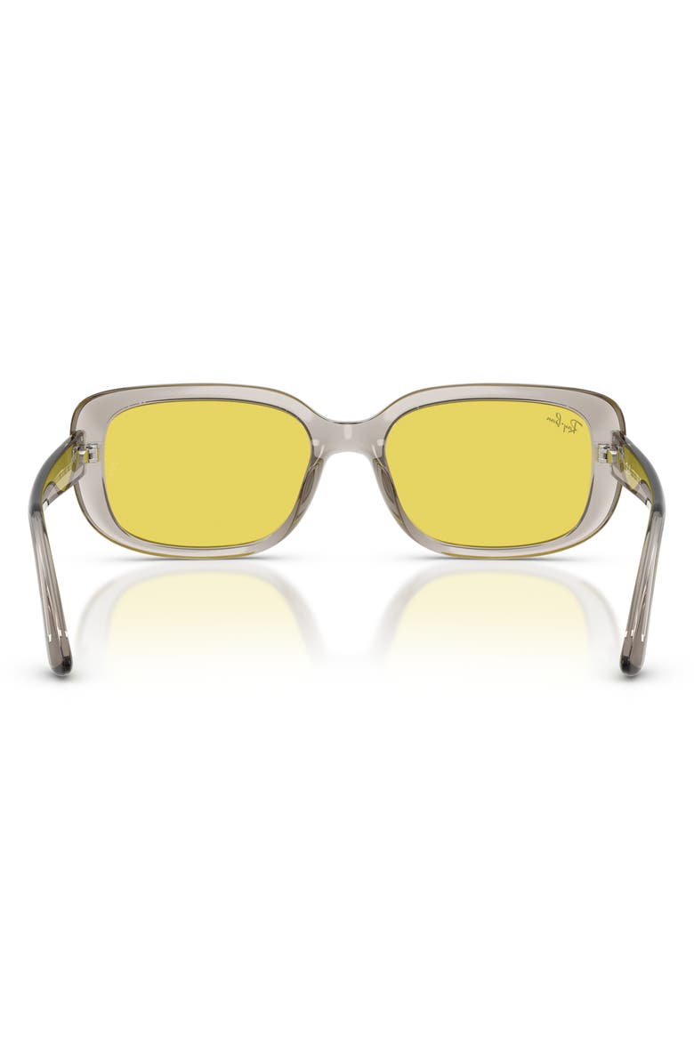 Ray-Ban 56mm Pillow Sunglasses, Alternate, color, Yellow