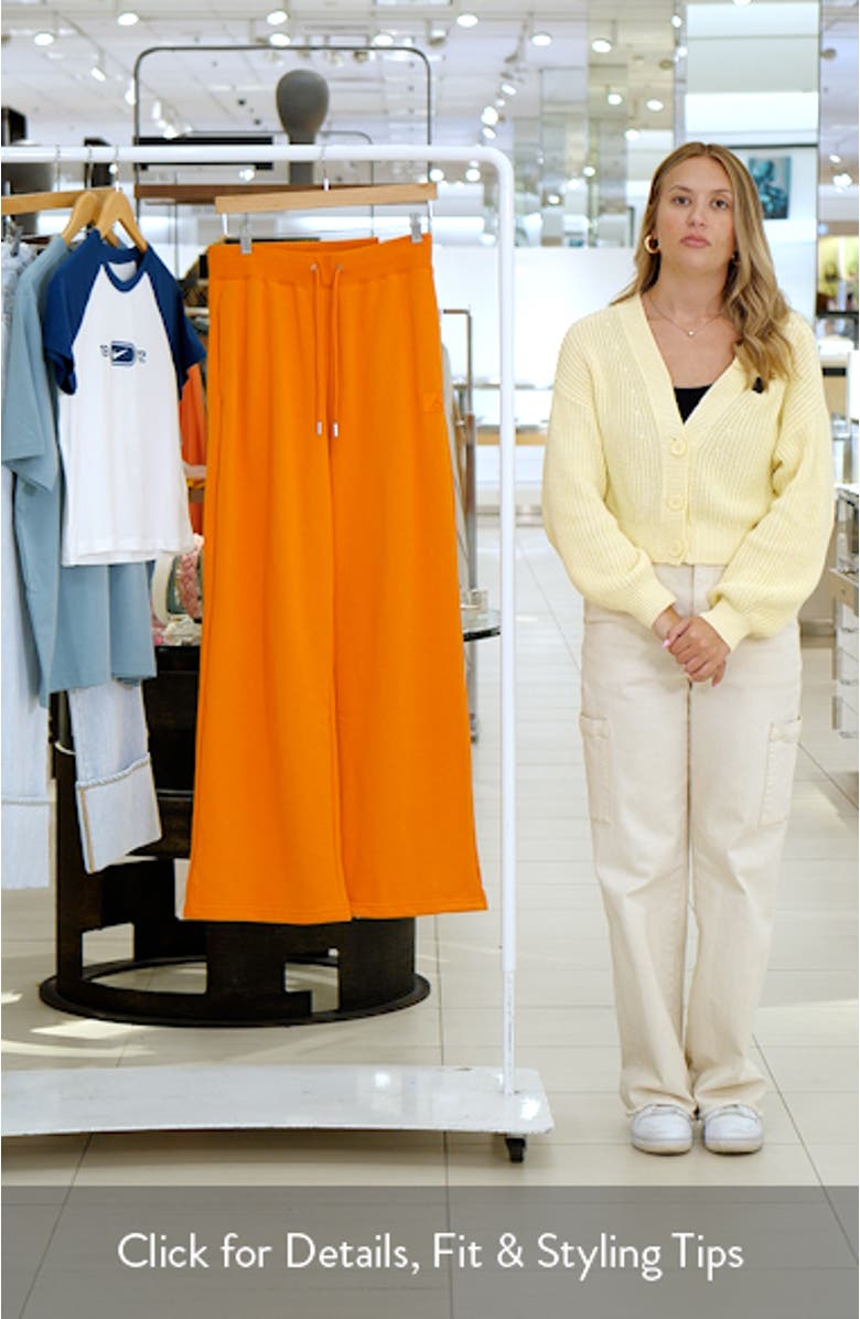 Flight Fleece French Terry Open Hem Pants, sales video thumbnail