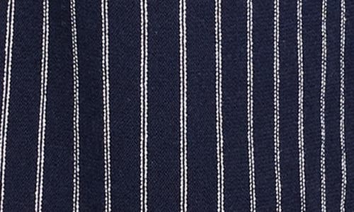 Nic + Zoe Nic+zoe Destination Stripe Wide Leg Knit Pants In Blue