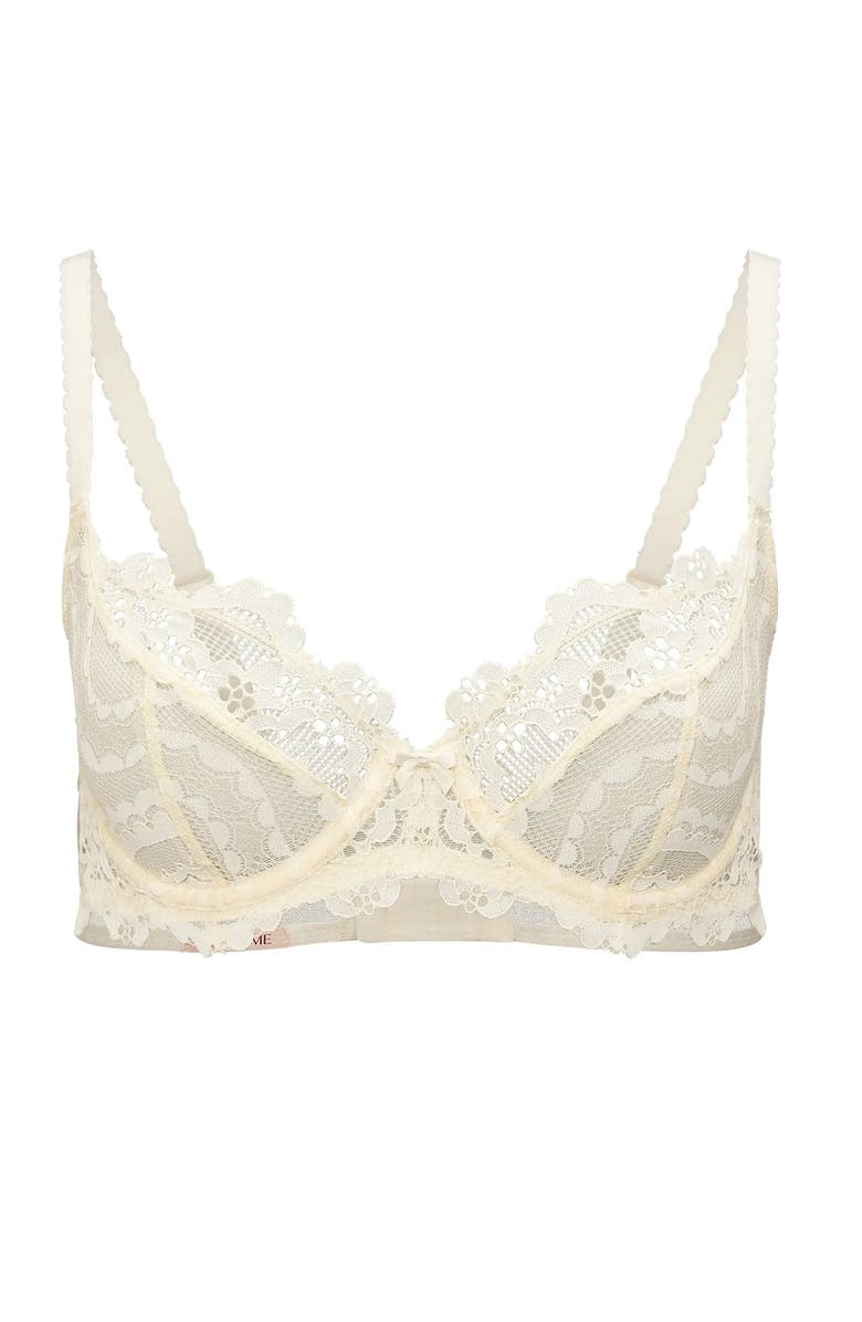 Adore Me Farrah Unlined Full Coverage Bra, Alternate, color, Light White