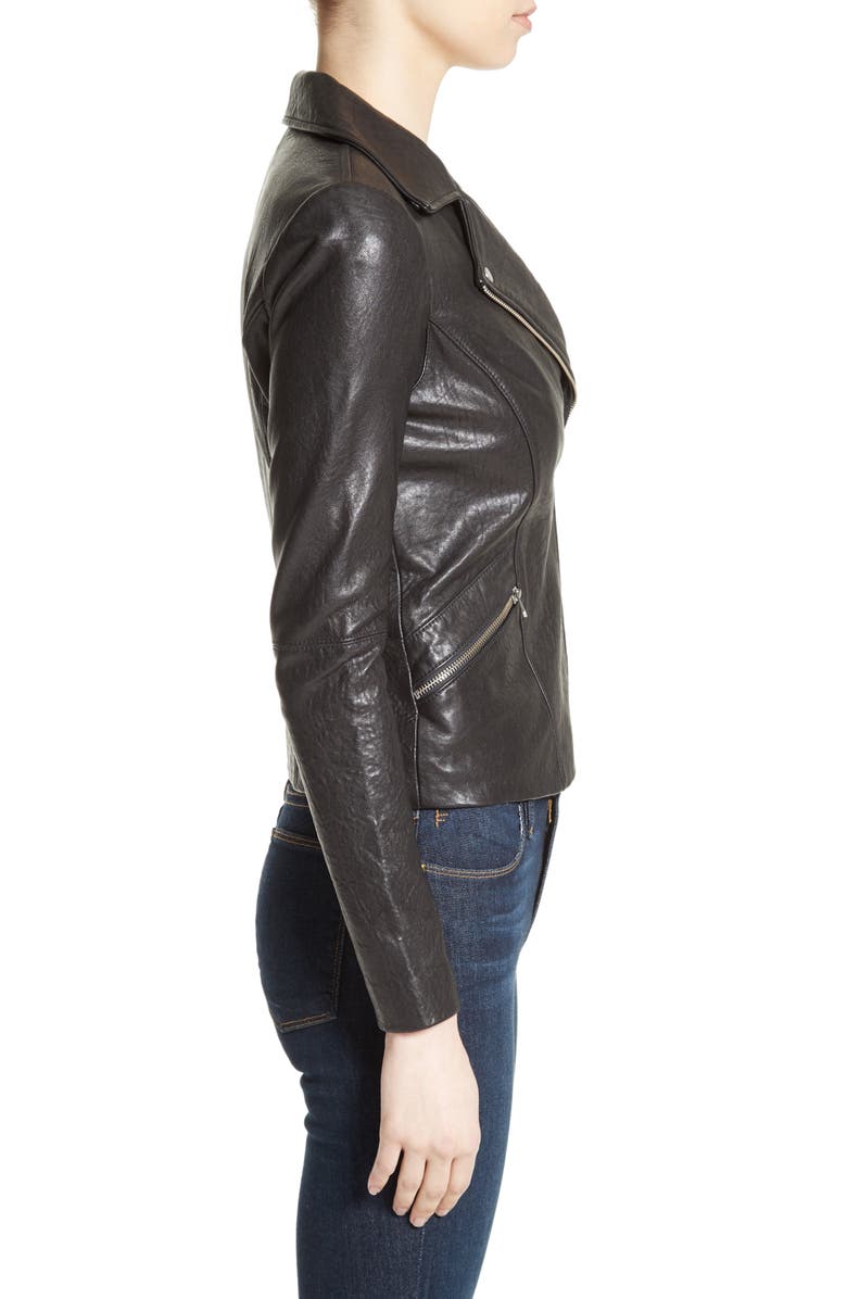 Veda Dallas Lambskin Leather Jacket, Alternate, color,