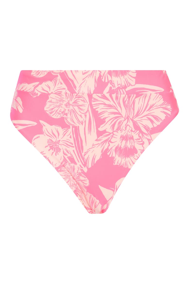 Suzy Q High Rise Reversible Bikini Bottoms, Alternate, color, PINK