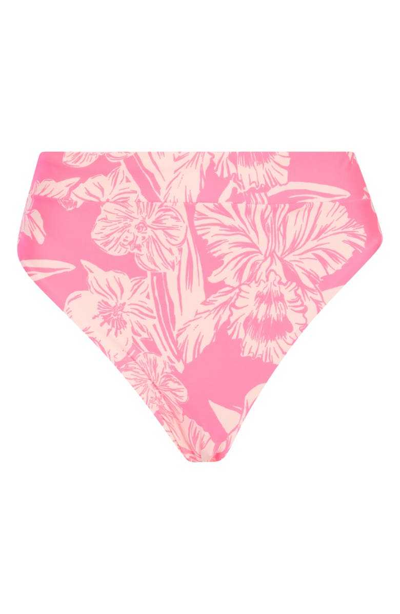 Maaji Suzy Q High Rise Reversible Bikini Bottoms, Alternate, color, Pink