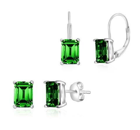 Sterling Silver Earrings Set