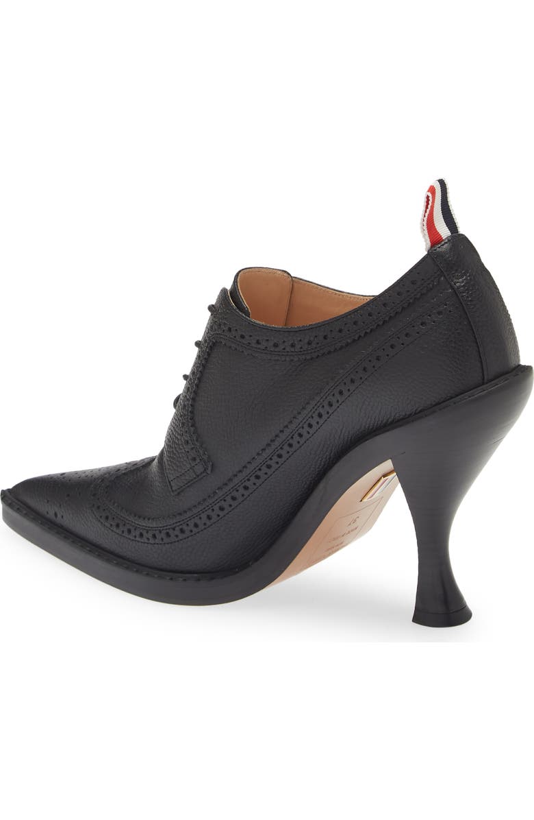 Thom Browne Pointed Toe Wingtip Pump, Alternate, color,