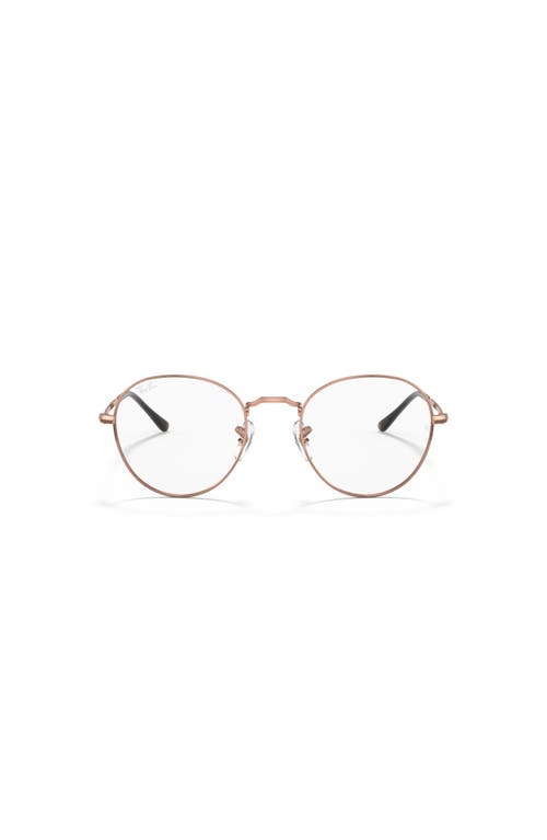 Ray Ban Ray-ban 49mm Phantos Optical Glasses In Gold
