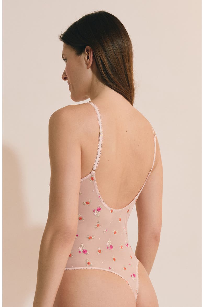 Freesia Thong Bodysuit, Alternate, color, IMP FOND ROSE