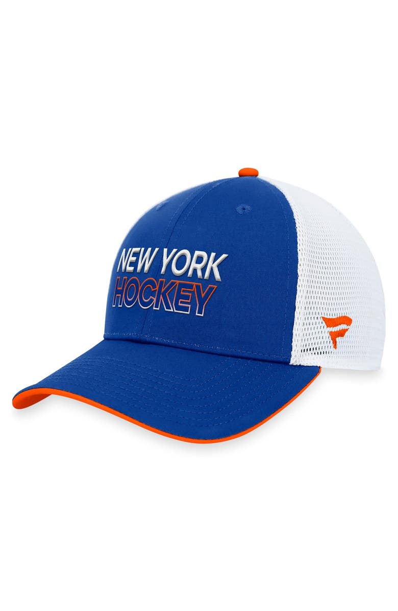 FANATICS Men's Fanatics Branded Royal New York Islanders Authentic Pro Rink Trucker Adjustable Hat, Alternate, color, Royal