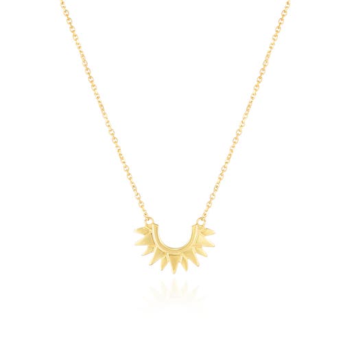 The Lovery Fine Jewelry Gold Sunburst Necklace In Gold