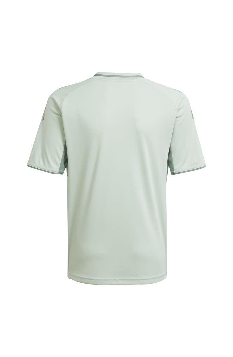 adidas Youth adidas Light Green Minnesota United FC 2025 One Planet Pre-Match Top, Alternate, color,