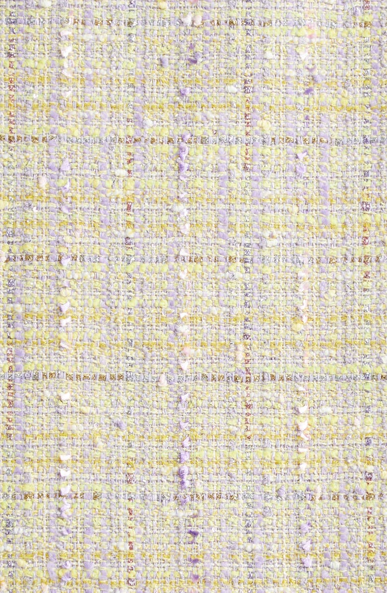 St. John Collection Metallic Slub Tweed Jacket, Alternate, color,