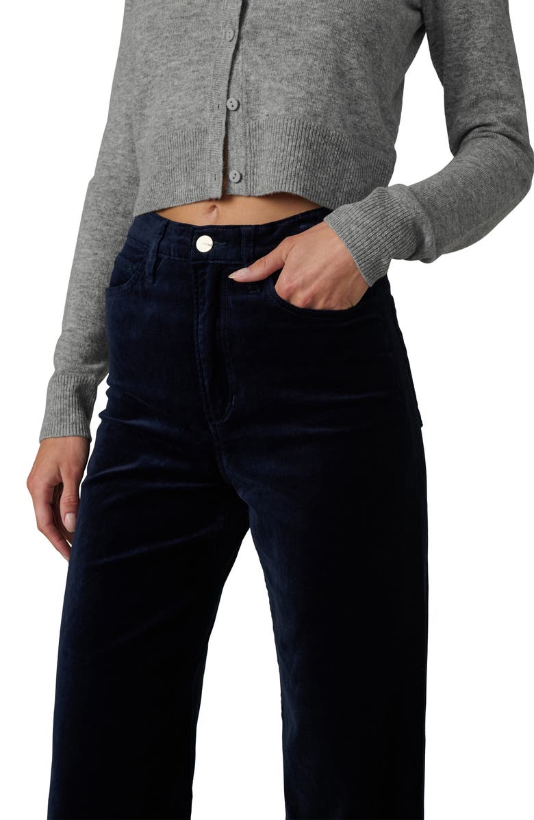Joe's Jeans The Mia Wide Leg Velveteen Jeans, Alternate, color, Maritime Blue