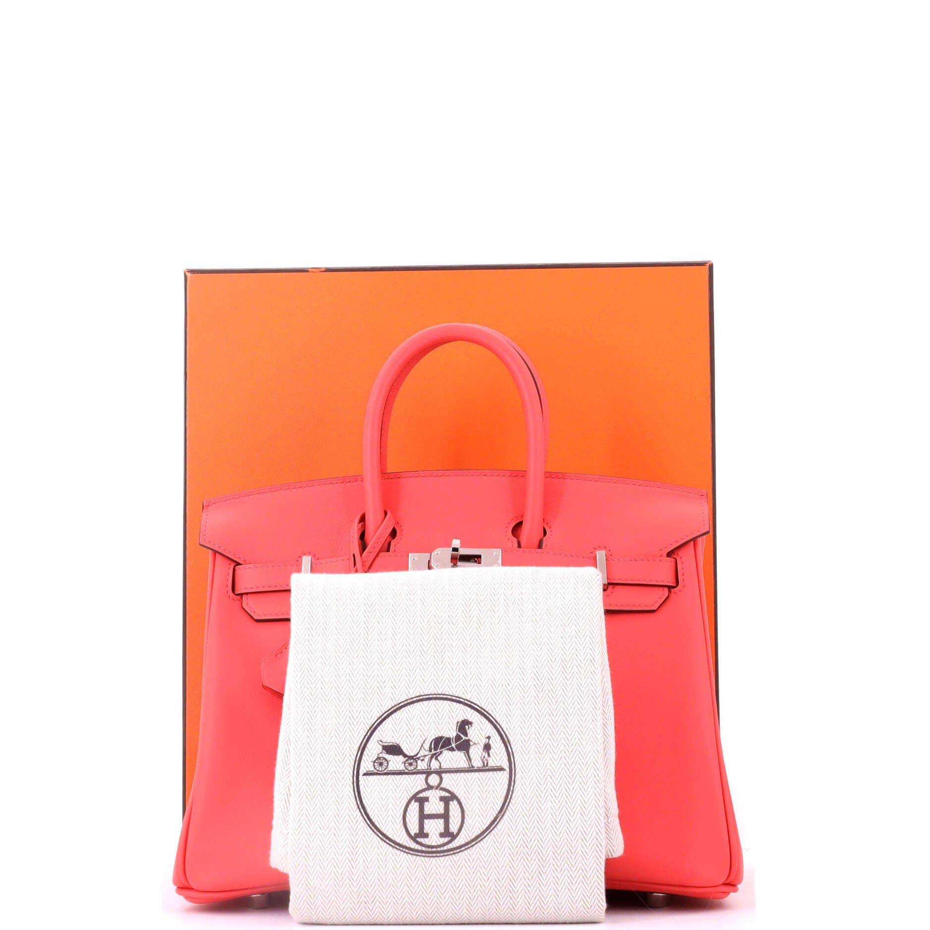 Pre-Owned Hermes Birkin Handbag Pink Swift with Palladium Hardware 25, Alternate, color, Rose Texas
