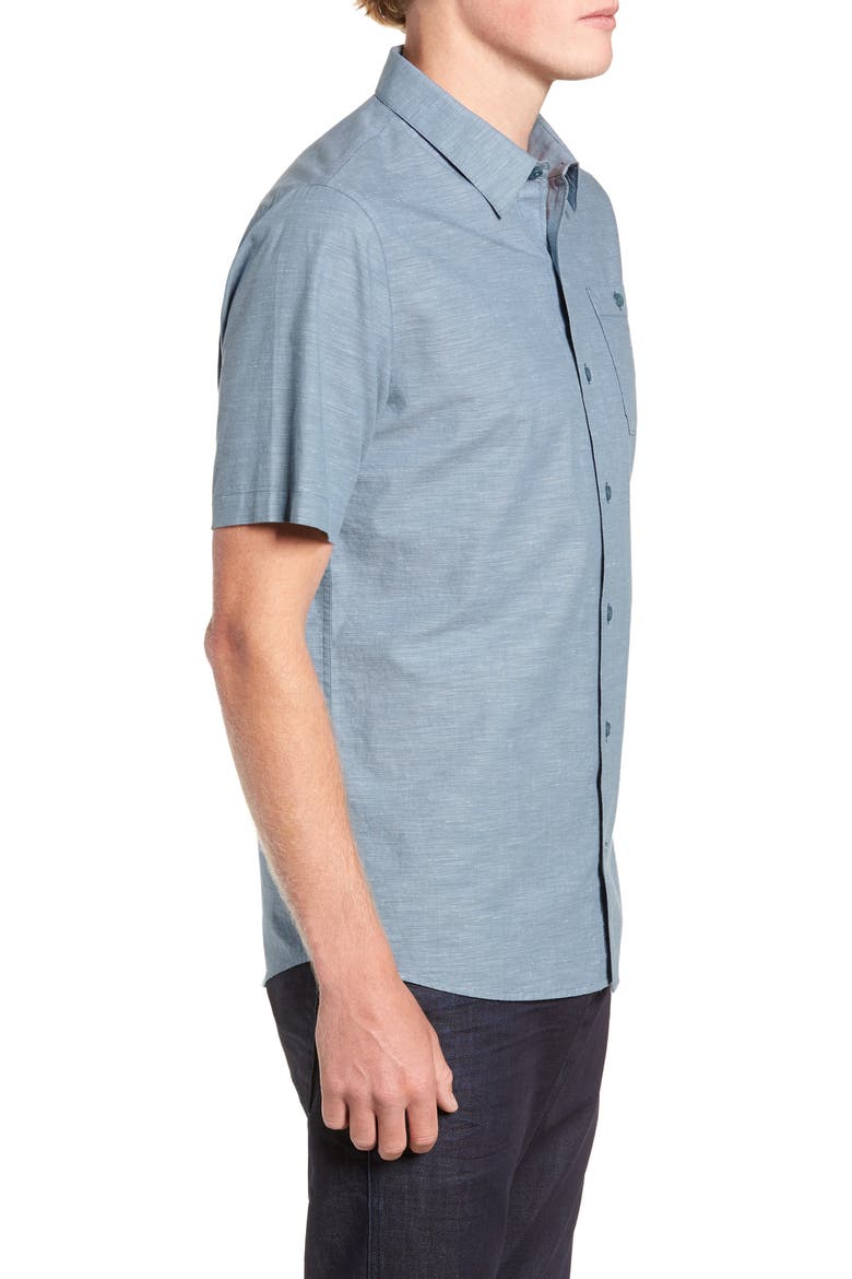 Studebaker Regular Fit Shirt, Alternate, color, BLUE STONE WHITE