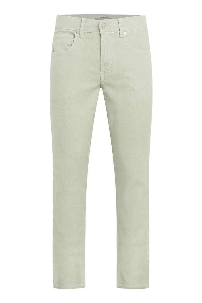 Blake Slim Straight Leg Stretch Linen Blend Five Pocket Pants, Alternate, color, SHELL