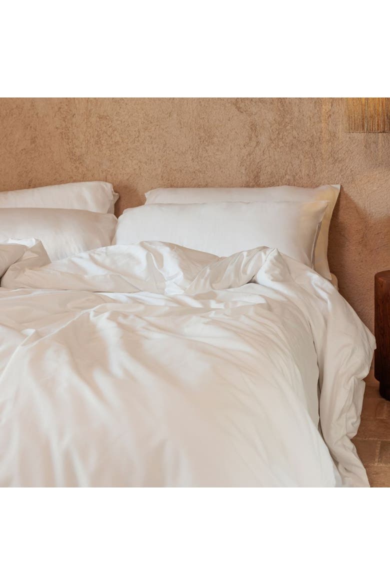 Long-Staple Cotton Bed Sheet Set, Alternate, color, White