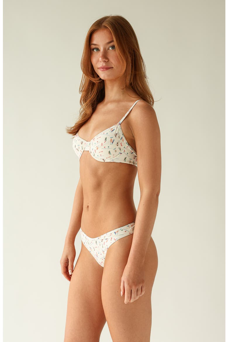 West Coast Underwire Bikini Top, Alternate, color, Hit The Slopes