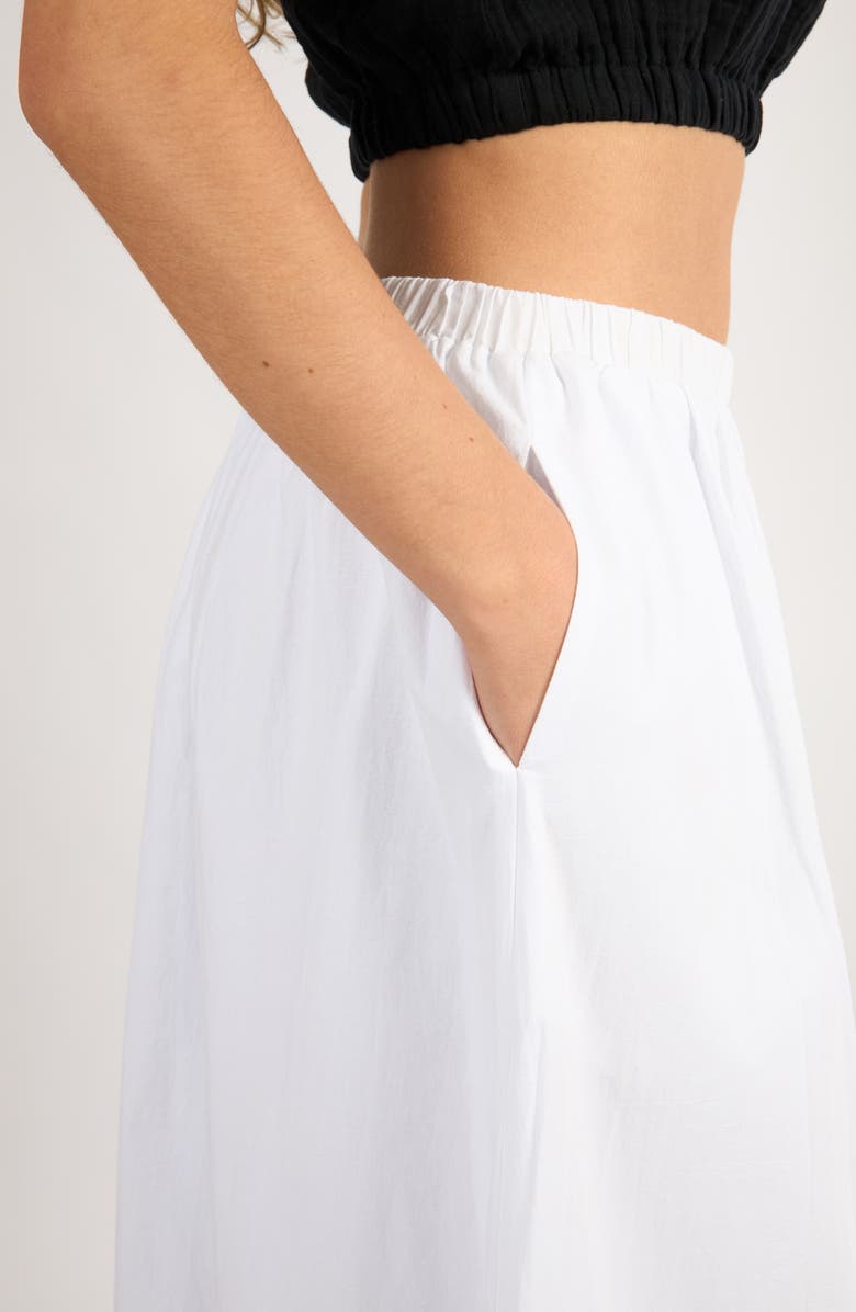 Viens Avec Moi Everyday Boyfriend Maxi Skirt, Alternate, color, White