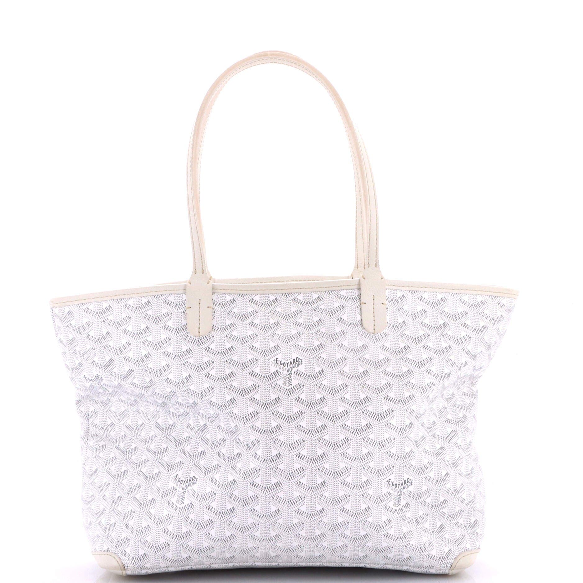 Artois Tote Coated Canvas PM, Main, color, White