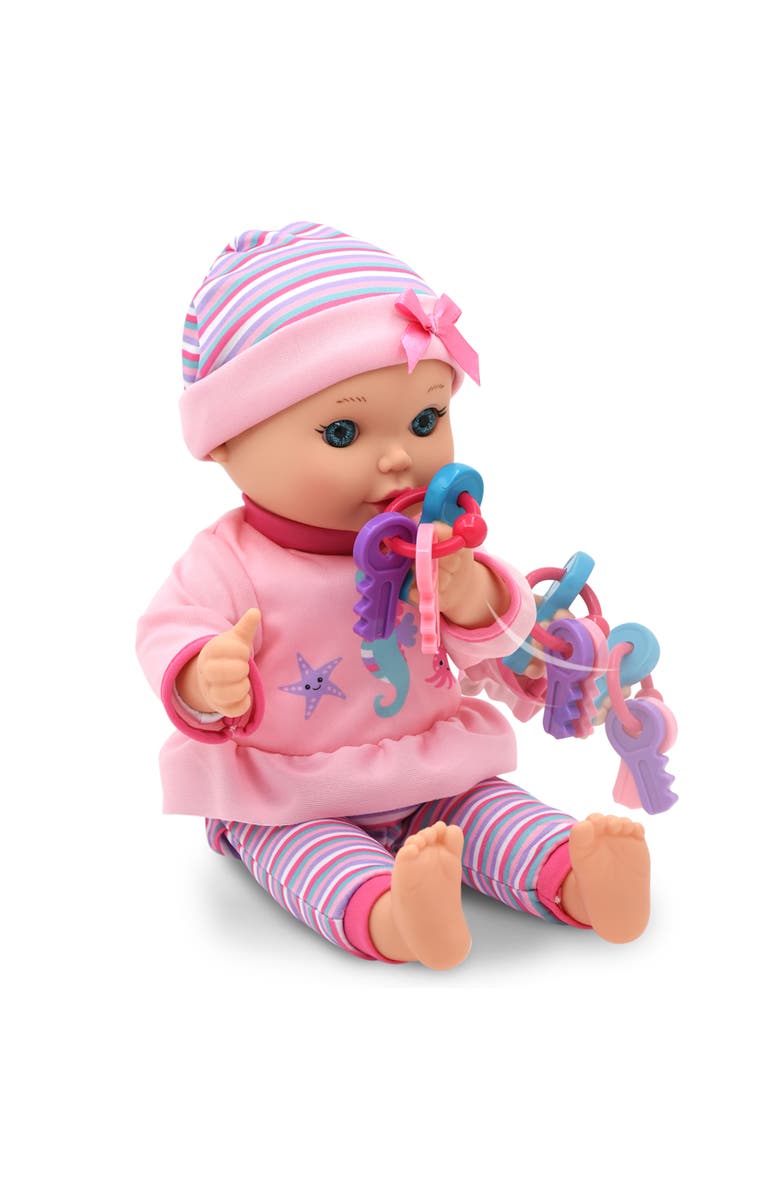 Little Darlings 12" Baby Doll Seahorse, Alternate, color, Multicolored