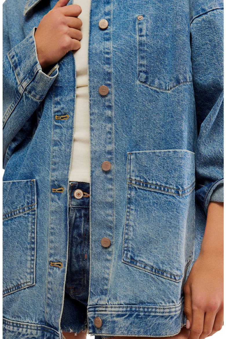 Avery Denim Chore Jacket, Alternate, color, GOT THE BLUES