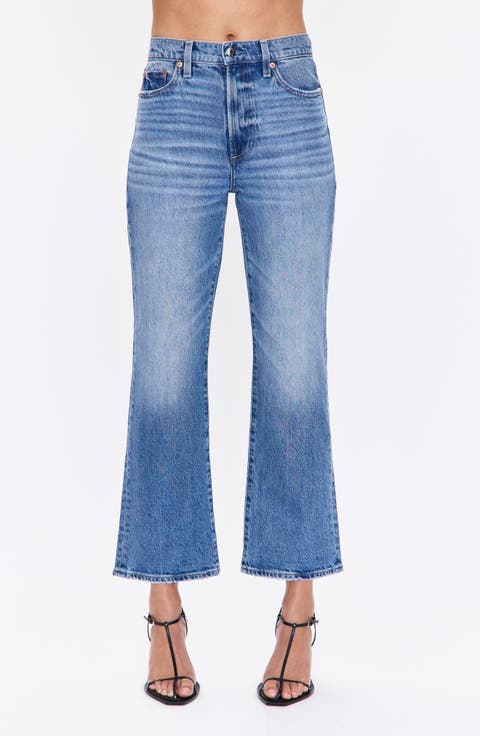 Ally High Waist Crop Bootcut Jeans