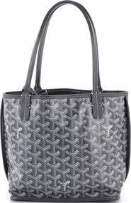 Pre-Owned Goyard Anjou Reversible Tote Coated Canvas Mini