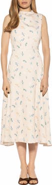 Alexia Admor Opal Sleeveless Fit & Flare Midi Dress