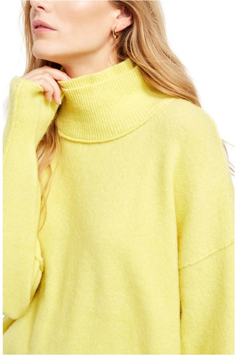 Afterglow Mock Neck Top, Alternate, color, LIME