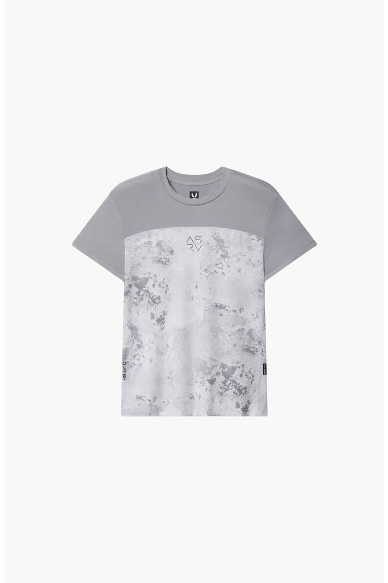Aerosilver UPF50 Mock Neck Run Tee, Alternate, color, Sedona Snow Camo