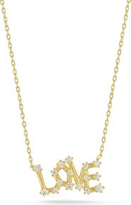 GLAZE JEWELRY Cubic Zirconia Love Pendant Necklace