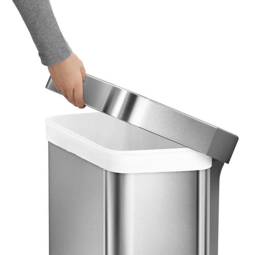 Simplehuman 55l Rectangular Step Can With Liner Pocket