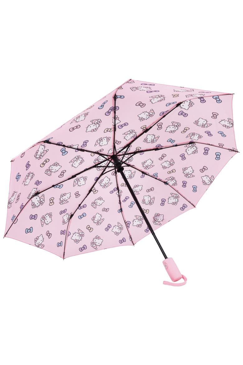 Gradient Bow Print Umbrella, Alternate, color, MULTI