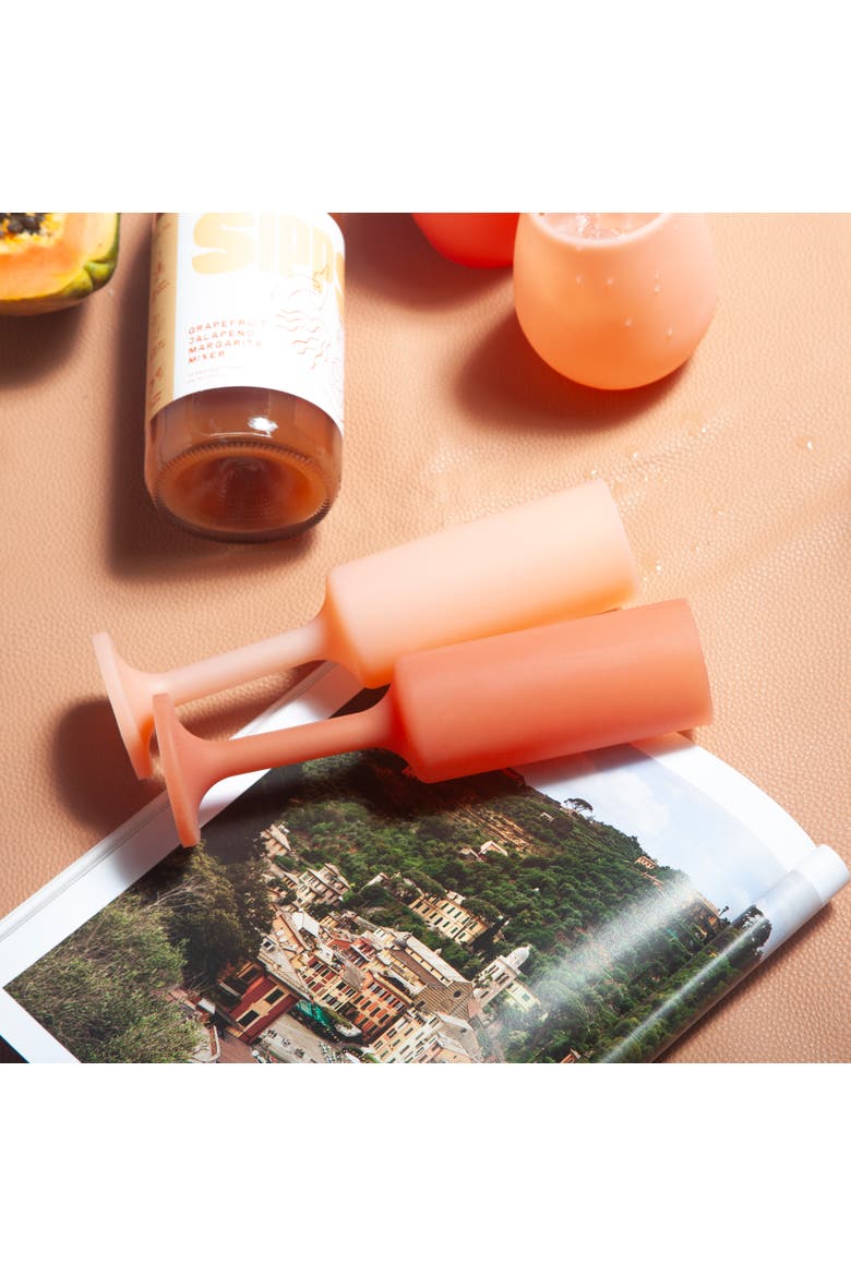 Stemm |Silicone Unbreakable Wine Glasses, Alternate, color, Sky + Kingfisher