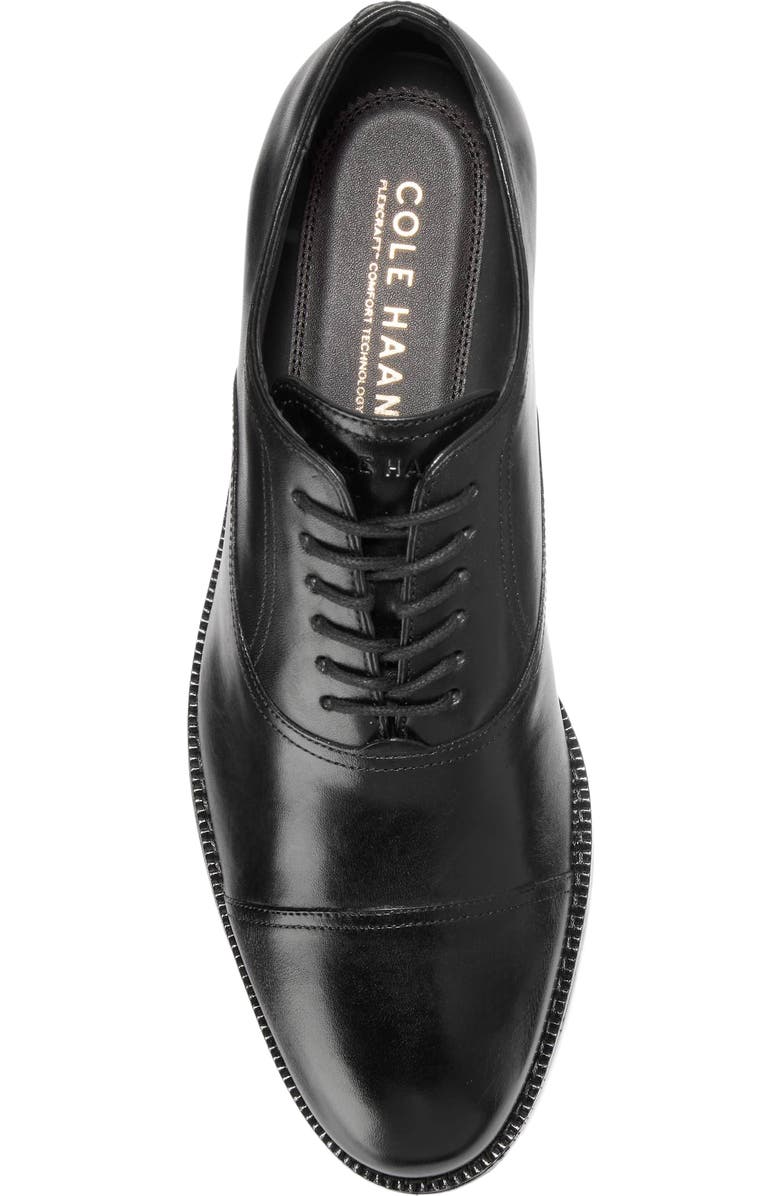 Cole Haan Ledley Grand Cap Toe Oxford, Alternate, color, Black / Black