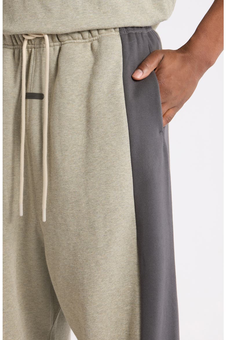 Panelled Lounge Pants, Alternate, color, SEAL HEATHER/ IRON GREY