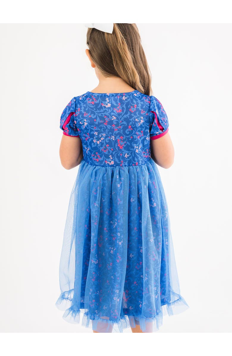 RuffleButts Princess Dress-Up Corset Nightgown, Alternate, color, Nordic Blue Princess