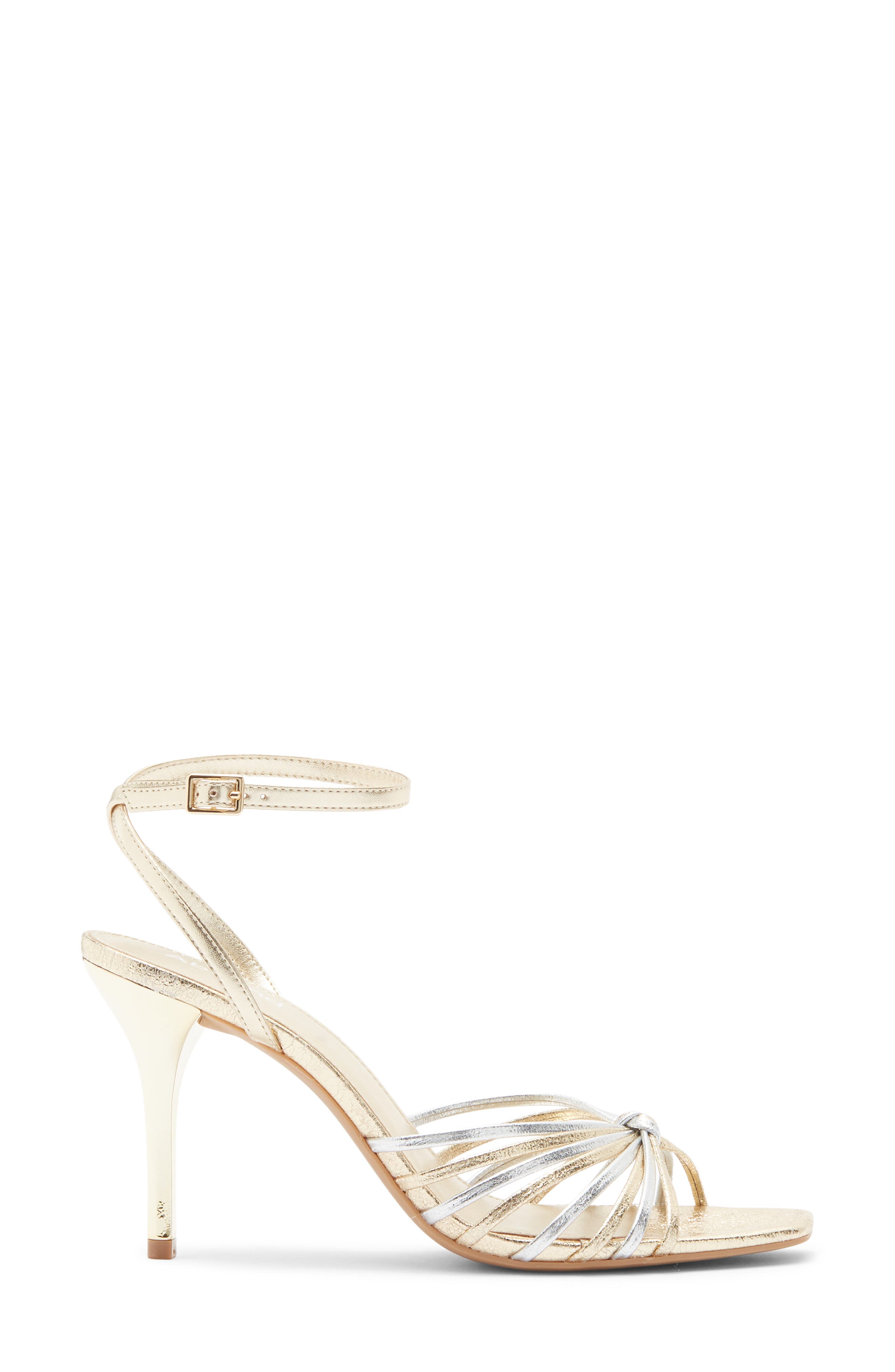 Dulce Ankle Strap Sandal, Alternate, color, GOLD LIGHT METALLIC
