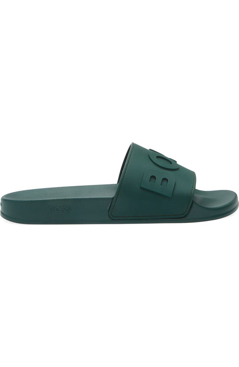 BOSS Kirk Slide Sandal, Alternate, color, Open Green