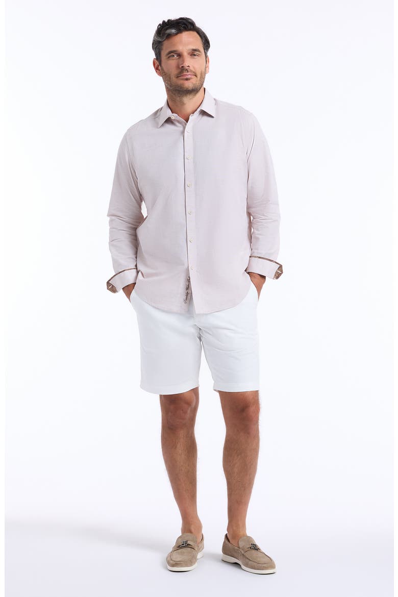 Avondale Cotton Button-Up Shirt, Alternate, color, SAND