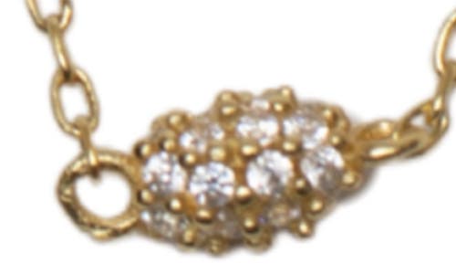 Argento Vivo Mini Station Fireball Necklace In Gold