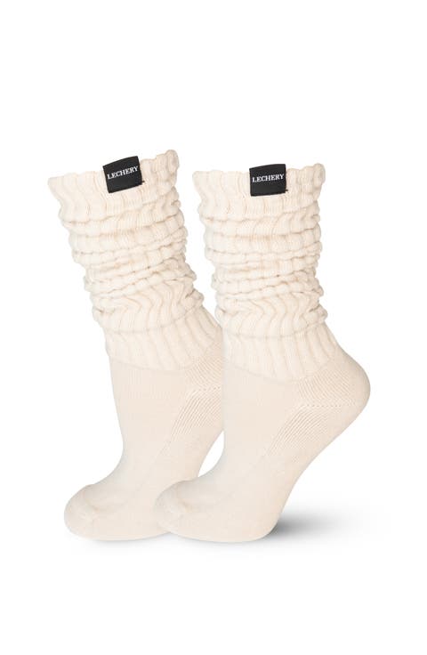 Gender Inclusive Scrunch Crew Socks