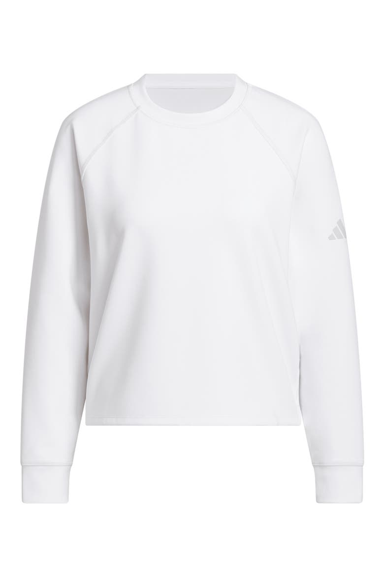 Beyond the Course Side-Snap Sweatshirt, Alternate, color, WHITE