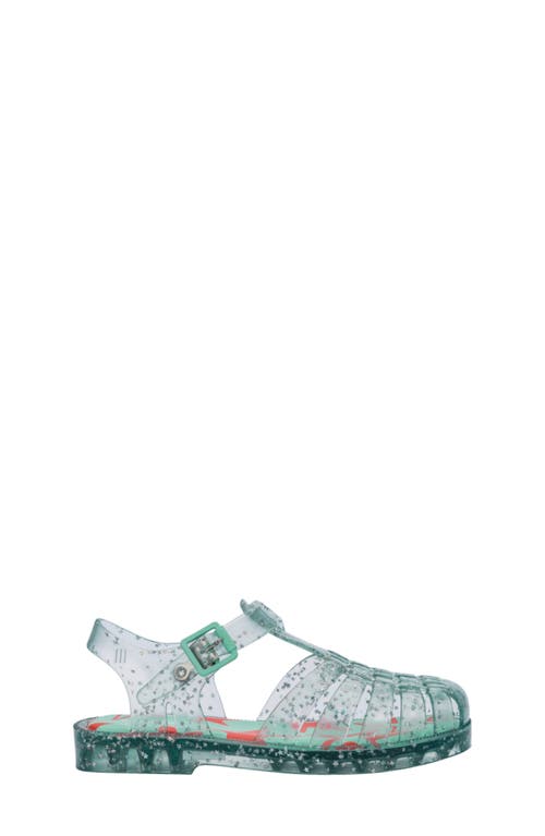 Melissa Kids' Possession Metallic Jelly Sandal In Green